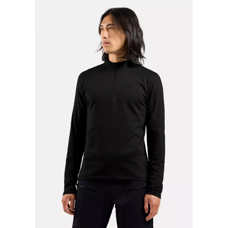 Odlo Essential Light Mid Layer 1/2 Zip - Μαύρο - Μέγεθος L