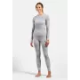 Odlo Active Warm X Pow BL Bottom Μακρύ Εσώρουχο Baselayer - Ασημί Γκρι, Μέγεθος S