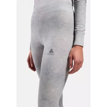 Odlo Active Warm X Pow BL Bottom Μακρύ Εσώρουχο Baselayer - Ασημί Γκρι, Μέγεθος S