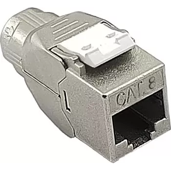 ROLINE Keystone Cat.8/Class I θωρακισμένο εξαιρετικά λεπτό module χωρίς εργαλεία