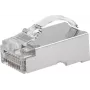 ROLINE Easy Passthrough βύσμα RJ45 Cat.6/6A STP συσκευασία 10 τεμ.