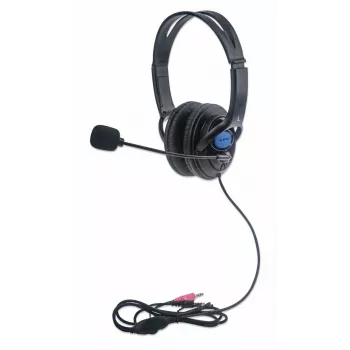 MANHATTAN Στερεοφωνικό Headset Υπολογιστή με Μικρόφωνο