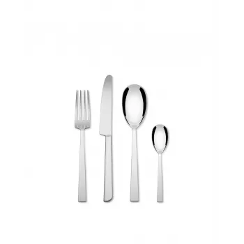 Alessi Asta Σετ μαχαιροπίρουνα 24 τεμ. Ασημί (AM242S24)