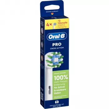 Oral-B Pro CrossAction ανταλλακτικές κεφαλές βούρτσας 4 τεμ. (015370)