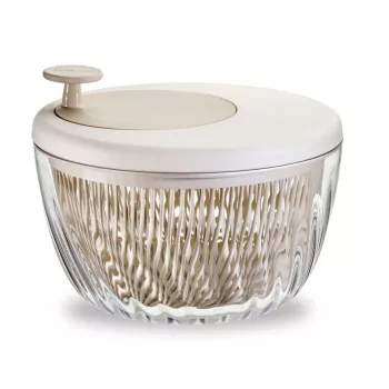 Guzzini Spin&Store Στραγγιστήρι σαλάτας, Dark Clay, 4,5 L