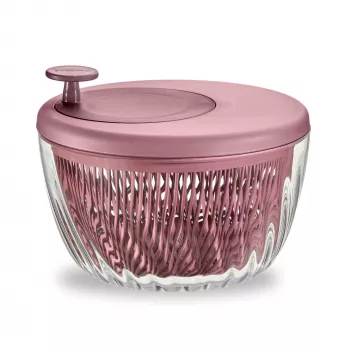 Guzzini Spin&Store Στραγγιστήρι σαλάτας, Mauve Red, 4,5 L