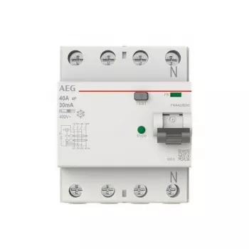 BUSCH-JAEGER Ρελέ Διαφυγής FN440/B30 4P Τύπος B 40A 30mA (2CSF704556R1400)