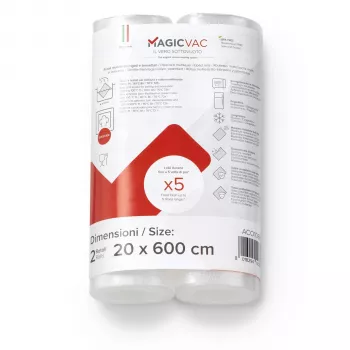 MagicVac 2 Ρολά Μεμβράνης Κενού 20 cm x 6 m