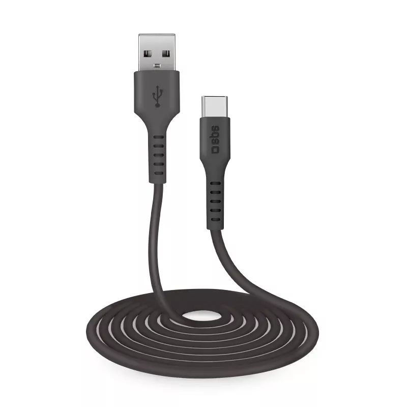 SBS TECABLETC3MTK Καλώδιο USB-A σε USB-C 3m Μαύρο