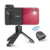 SBS Wireless Reflex Set BT Smartphone Vlogging Kit με Mini Τρίποδο, Bluetooth Τηλεχειριστήριο και LED Ring Light, Μαύρο