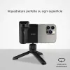 SBS Wireless Reflex Set BT Smartphone Vlogging Kit με Mini Τρίποδο, Bluetooth Τηλεχειριστήριο και LED Ring Light, Μαύρο