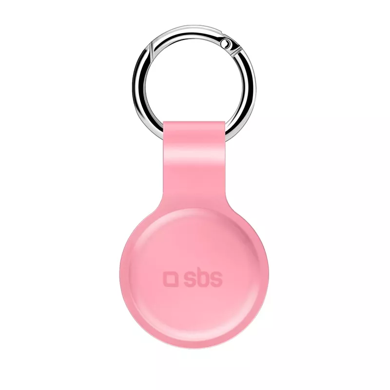 SBS Θήκη Σιλικόνης για Apple AirTag Ροζ