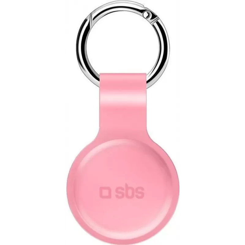 SBS Θήκη Σιλικόνης για Apple AirTag Ροζ