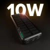 SBS Solar Power Bank USB/USB-C 10000 mAh Μαύρο