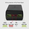 SBS Powerbank 30000 mAh Power Delivery 20W Multi-Port Μαύρο