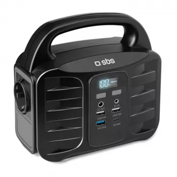 SBS Φορητός Σταθμός Ενέργειας 150W Fast Charge Μαύρο (TEPOWST150W)