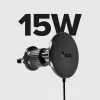 SBS MagSafe Magnetic 15W Wireless Car Charger - Μαύρο