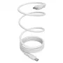 PURO ELEKTRIK Μαγνητικό καλώδιο USB-C σε USB-C 60W USB 3.2 (20 Gbit/s) 1m Λευκό