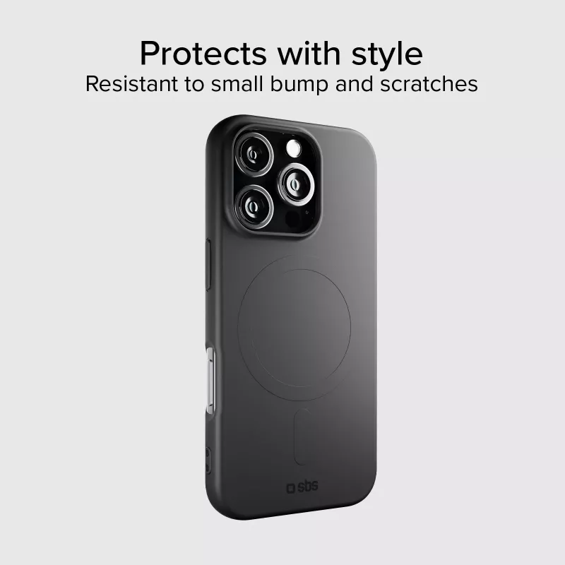 SBS Instinct Cover με MagSafe για iPhone 16 Pro Μαύρο