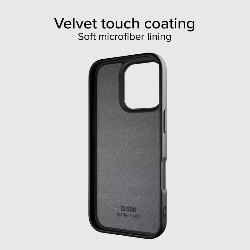 SBS Instinct Cover με MagSafe για iPhone 16 Pro Μαύρο
