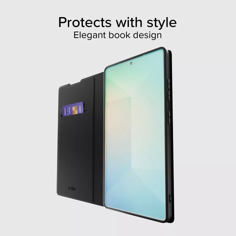 SBS Wallet Stand Galaxy S25 Ultra Μαύρο (TEWALSAS25UK)
