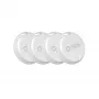 SBS Track My Circle tracker συμβατός με Apple Find My - συσκευασία 4 τεμ. - λευκό