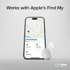 SBS Track My Circle tracker συμβατός με Apple Find My - συσκευασία 4 τεμ. - λευκό