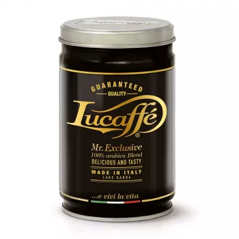 Lucaffe Mr. Exclusive 100% Arabica αλεσμένος καφές 250g μεταλλικό κουτί