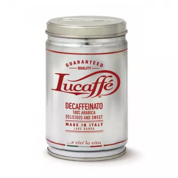 LUCAFFE' Decaffeinato Αλεσμένος καφές 250g συσκευασία