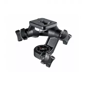 Manfrotto 3D Junior 3-Wege Κεφαλή Τριπόδου (Μαύρο, 4 kg Αντοχή)