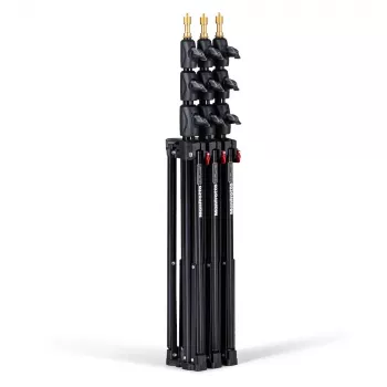 Manfrotto 1051BAC x 3 σετ συμπαγών φωτιστικών σταντ με τσάντα