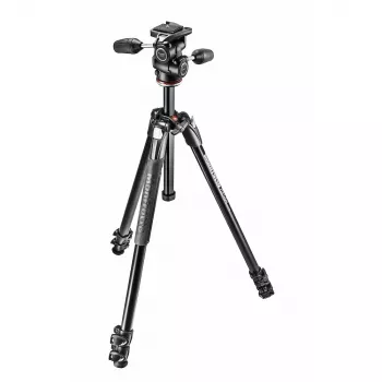 Manfrotto 290 σειρά MK290XTA3-3W τρίποδο με 3-way κεφαλή (μαύρο)
