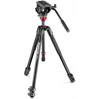 Manfrotto 190 σετ βίντεο τριπόδου με 500AH υγρή κεφαλή