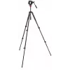 Manfrotto 190 σετ βίντεο τριπόδου με 500AH υγρή κεφαλή