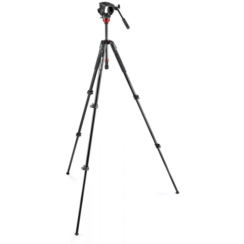 Manfrotto 190 σετ βίντεο τριπόδου με 500AH υγρή κεφαλή