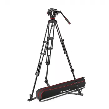 Manfrotto MVK504XTWINGA Twin αλουμινίου τρίποδο με 504X υγρή βιντεοκεφαλή κιτ