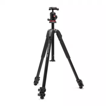 Manfrotto 190X Τρίποδο αλουμινίου με κεφαλή μπάλας 496RC2 (Μαύρο)