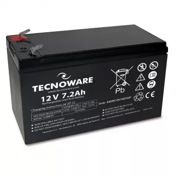 TECNOWARE Power Battery 12V 7,2Ah AGM VRLA με σύνδεση Faston 6,3mm