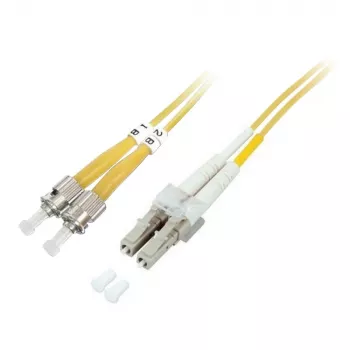 TECHLY OS2 μονότροπο καλώδιο patch ST σε LC duplex 3m