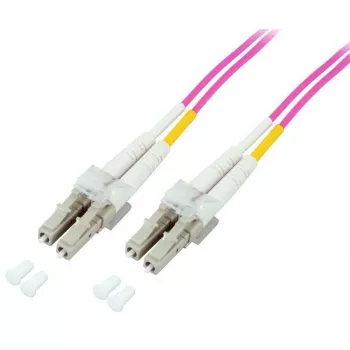 TECHLY καλώδιο patch οπτικών ινών πολύτροπο OM4 LC-LC duplex 3m aqua
