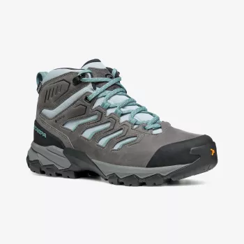 Scarpa Moraine Mid GTX Γυναικεία ορειβατικά παπούτσια, GORE-TEX, επάνω μέρος από nubuck και mesh, σόλα PRESA HIK-04, Arctic, EU 37
