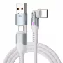 STATIK PowerPivot Pro Περιστρεφόμενο Καλώδιο USB-C 2 σε 1 Λευκό 2m