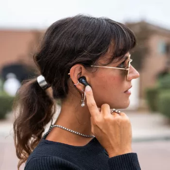 JLab Epic Pods ANC True Wireless Ακουστικά με Hybrid Active Noise Cancellation, Bluetooth 5.3, IP55, 50h διάρκεια μπαταρίας, Μαύρο