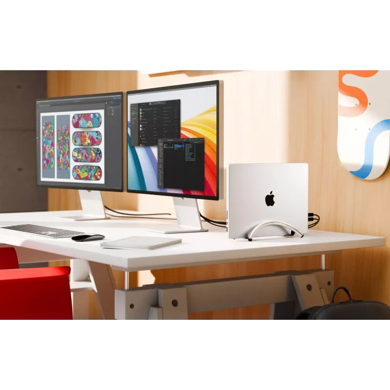 Twelve South BookArc Flex Κάθετη βάση laptop για MacBook - Χρώμιο