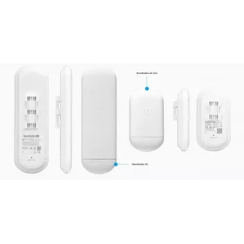 Ubiquiti NanoStation AC loco NS-5ACL - ασύρματος σταθμός βάσης - AirMax ac - 5 GHz (συσκευασία 5 τεμ.)