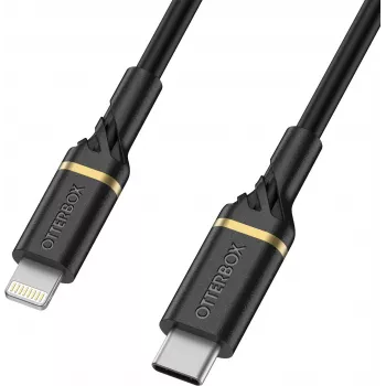 OtterBox Standard Καλώδιο USB-C to Lightning 1m Black Shimmer MFi Certified 60W PD