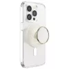 Popsockets Round Luxe Coconut Creme Enamel MagSafe Λαβή και Βάση Κινητού
