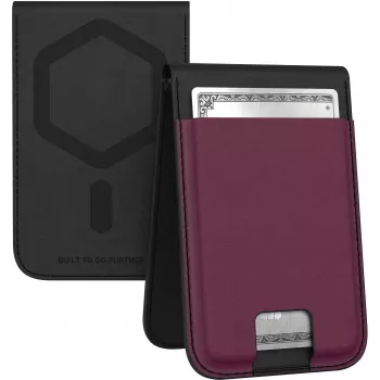 Urban Armor Gear UAG Metropolis μαγνητικό πορτοφόλι με λειτουργία βάσης | vegan δέρμα για Apple iPhone 15 Pro Max - μαύρο