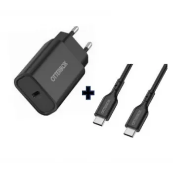 OtterBox EU Φορτιστής Τοίχου USB-C 30W με Καλώδιο USB-C σε USB-C Σετ