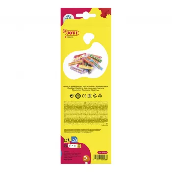 JOVI Plastilina Πλαστελίνη μοντελοποίησης μικτή 15 χρώματα 15 g το καθένα